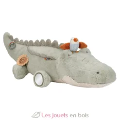 Peluche d'activités Crocodile Safari Friends - Dès la naissance - Little Dutch