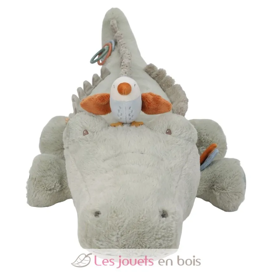 Peluche d'activités Crocodile Safari Friends - Dès la naissance - Little Dutch