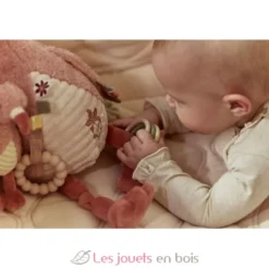 Peluche d'activités Flamant rose Safari Friends - Dès la naissance - Little Dutch