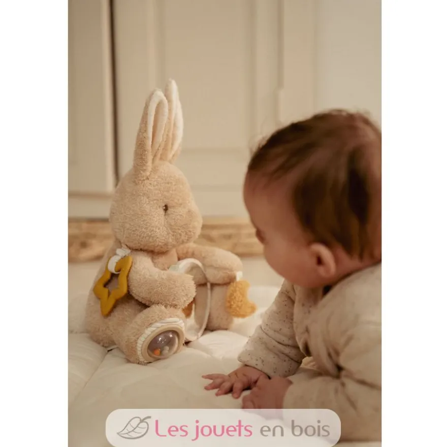 Peluche d'activités lapin Newborn - Little Dutch