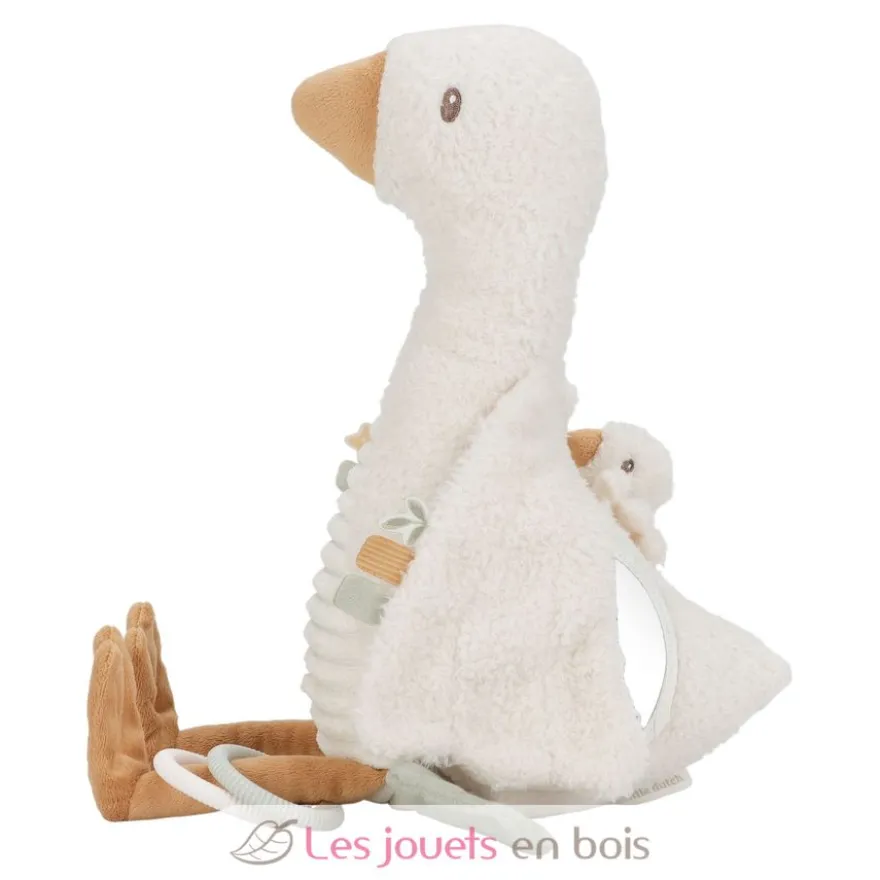 Peluche d'activités oie Newborn - Little Dutch
