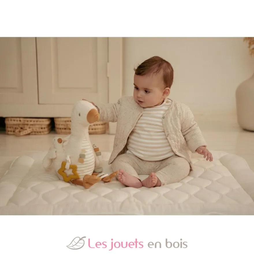Peluche d'activités oie Newborn - Little Dutch