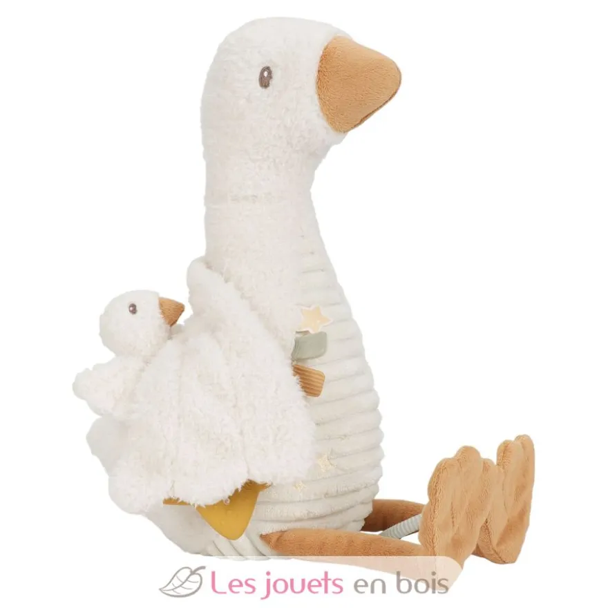 Peluche d'activités oie Newborn - Little Dutch