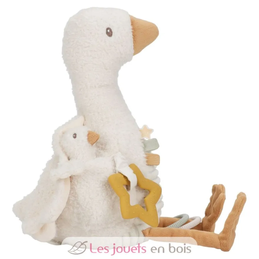Peluche d'activités oie Newborn - Little Dutch