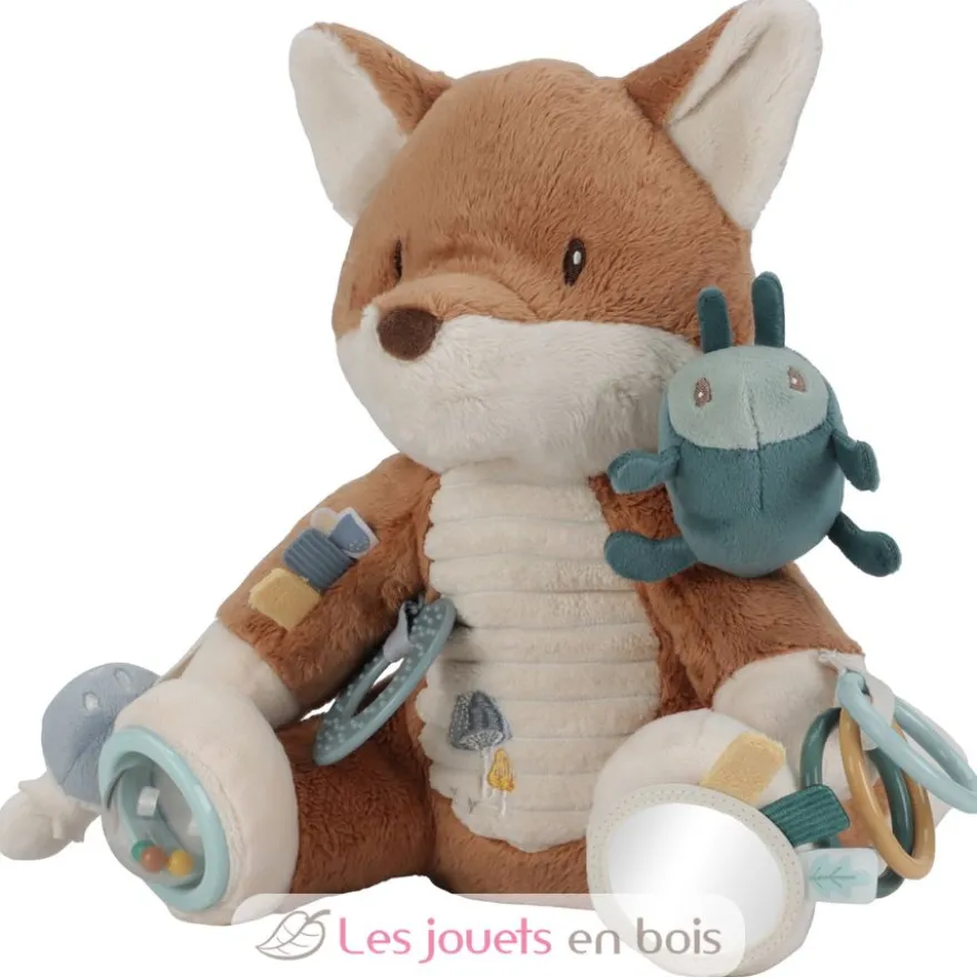 Peluche d'activités renard Forest Friends - Little Dutch