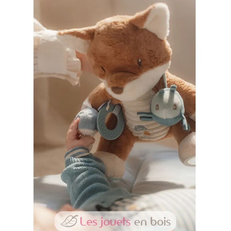 Peluche d'activités renard Forest Friends - Little Dutch