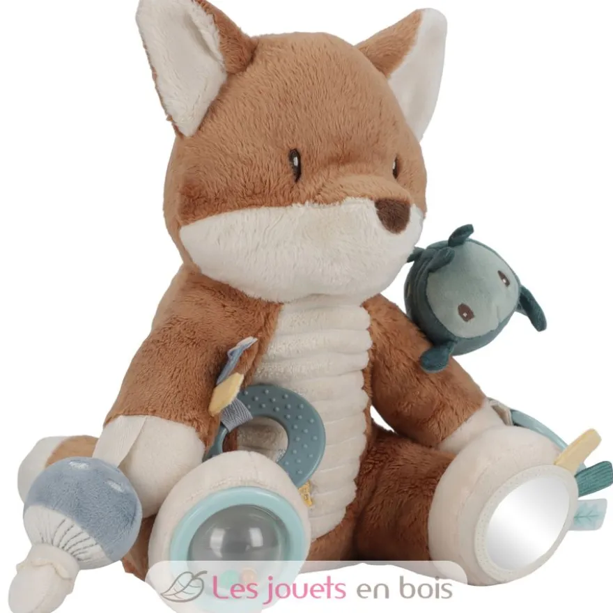 Peluche d'activités renard Forest Friends - Little Dutch