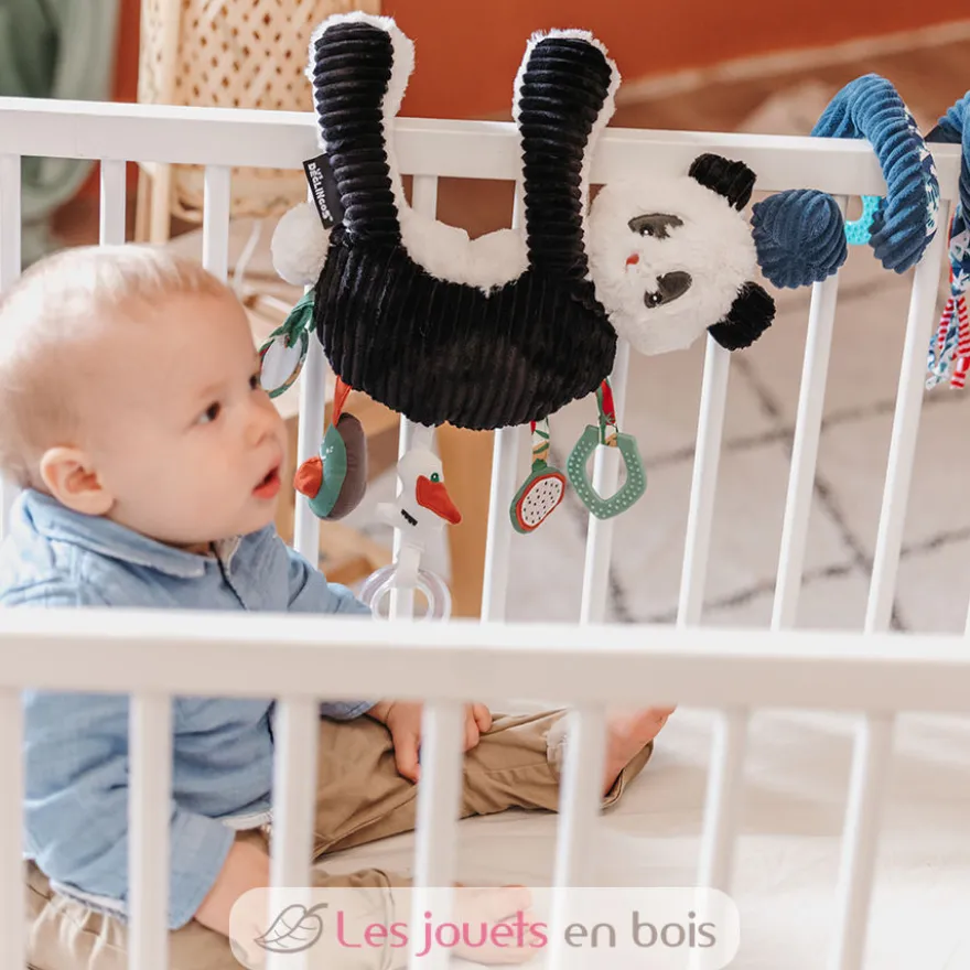 Peluche d'activités Rototos le panda - Les Déglingos