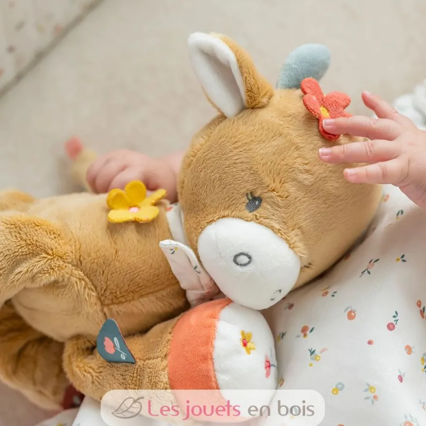 Peluche d'activité Vache Mila 45 cm - Nattou