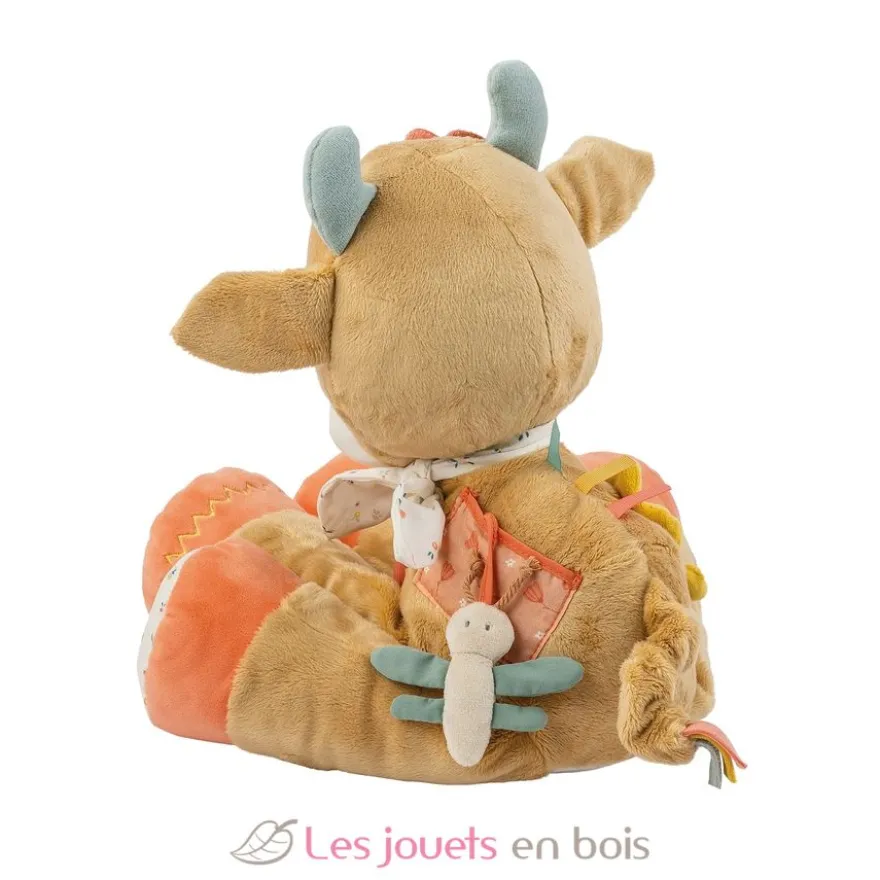 Peluche d'activité Vache Mila 45 cm - Nattou