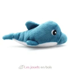 Peluche dauphin Tofou maman et son bébé bleu - Les Déglingos