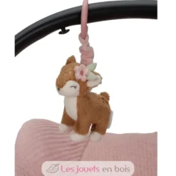 Peluche faon vibrante à suspendre - Little Dutch