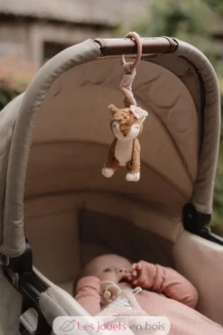 Peluche faon vibrante à suspendre - Little Dutch