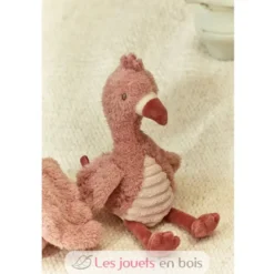 Peluche Flamant rose 25 cm - Safari Friends - Little Dutch