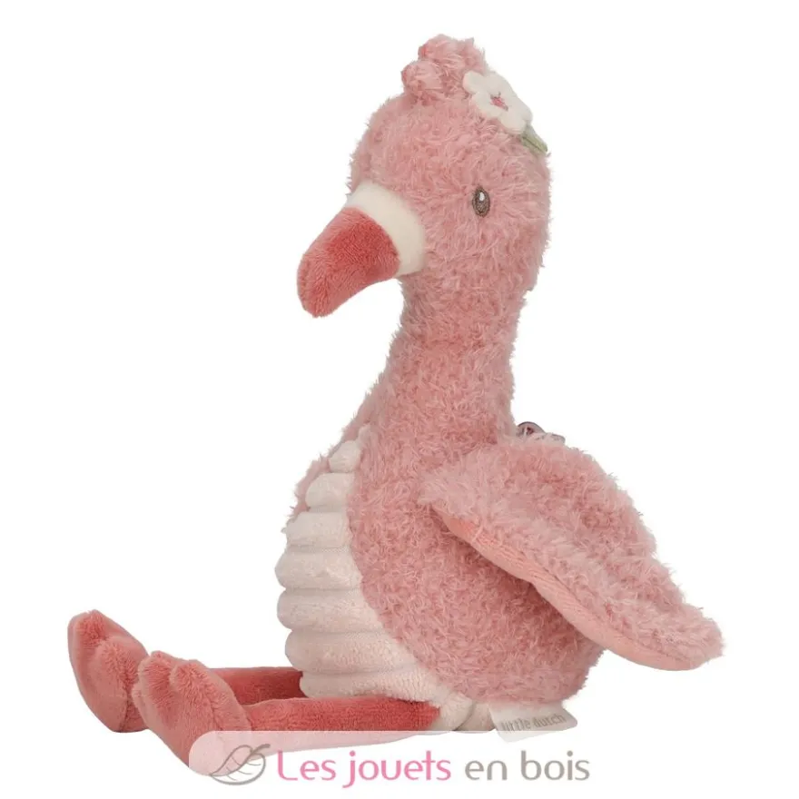 Peluche Flamant rose 25 cm - Safari Friends - Little Dutch