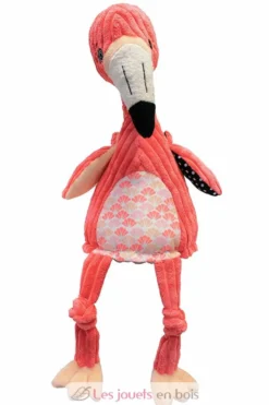 Peluche Flamingos flamant rose Les Déglingos