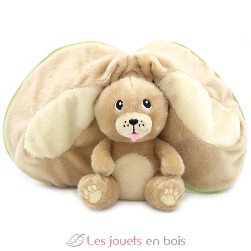 Peluche Flipetz Chien Pomme verte - Les Déglingos
