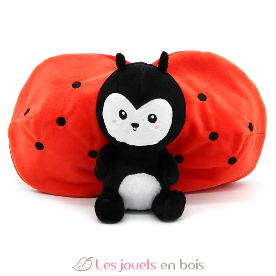 Peluche Flipetz Coccinelle Tomate rouge - Les Déglingos