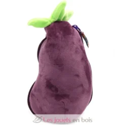 Peluche Flipetz Eléphant Aubergine violette - Les Déglingos