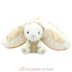 Peluche Flipetz Lapin Carotte orange - Les Déglingos