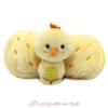 Peluche Flipetz Poussin Ananas jaune - Les Déglingos