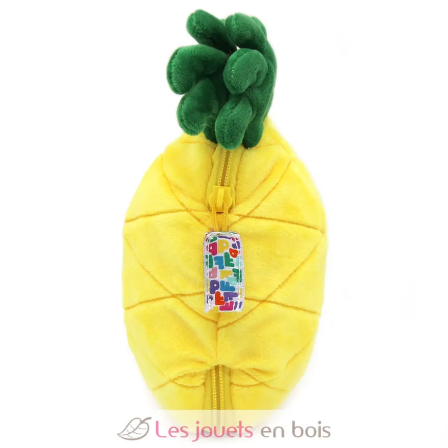 Peluche Flipetz Poussin Ananas jaune - Les Déglingos