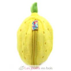 Peluche Flipetz Souris Citron jaune - Les Déglingos