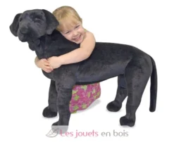 Peluche géante Labrador noir - Melissa & Doug