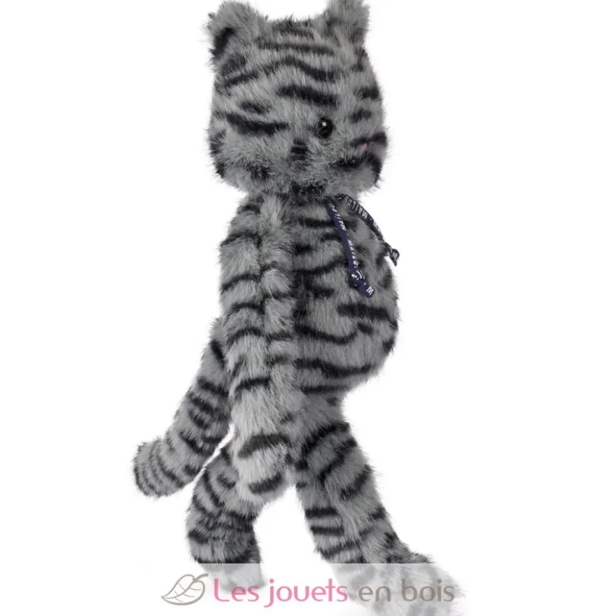 Peluche Grisouille Chat Méloé 37 cm - Maïlou Tradition