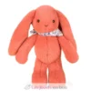Peluche Lapin Fleurette terracotta 25 cm - Doudou et Compagnie