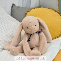 Peluche Lapin Méloé beige 37 cm - Maïlou Tradition