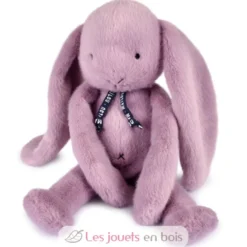 Peluche Lapin Méloé parme guimauve 37 cm - Maïlou Tradition