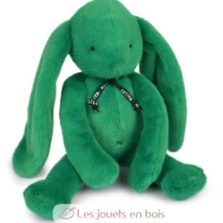Peluche Lapin Méloé vert prairie 37 cm - Maïlou Tradition