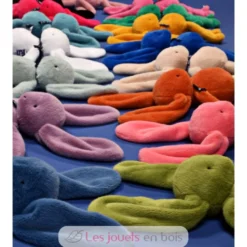 Peluche Lapin Méloé vert prairie 37 cm - Maïlou Tradition