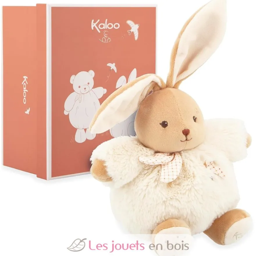 Peluche Lapin Patapouf crème 17 cm - Kaloo