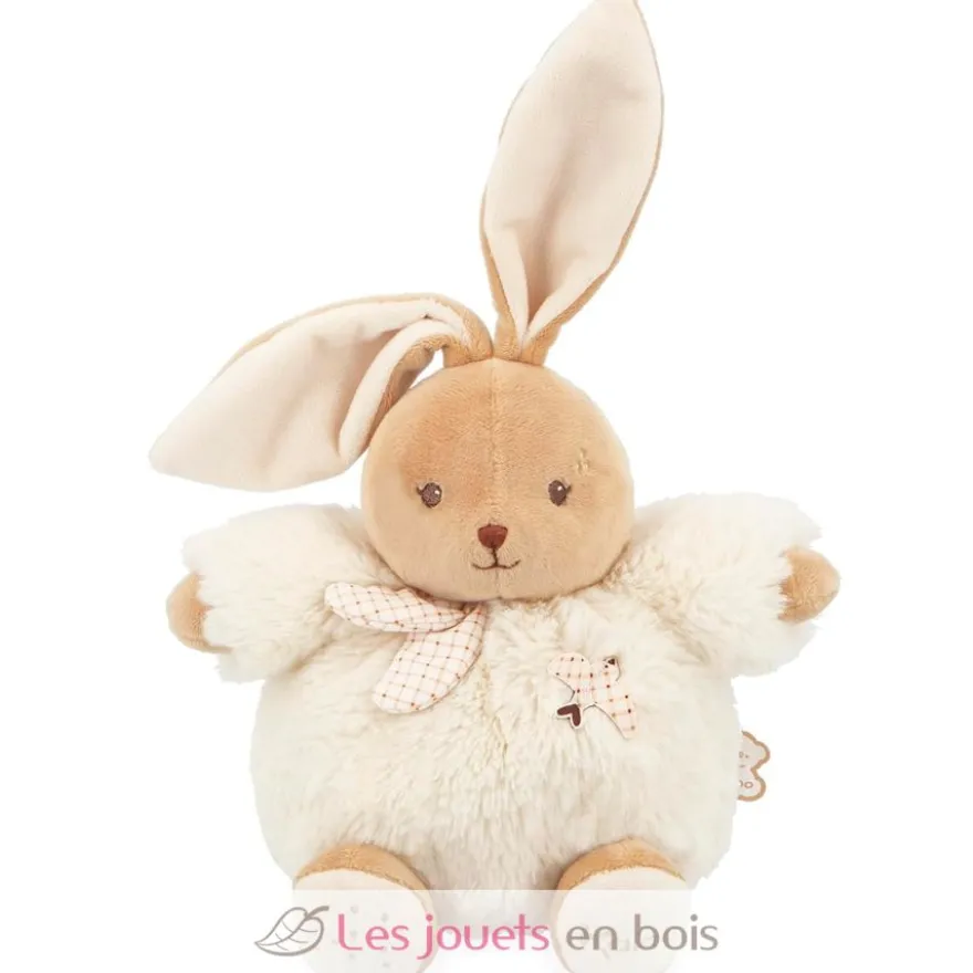 Peluche Lapin Patapouf crème 17 cm - Kaloo
