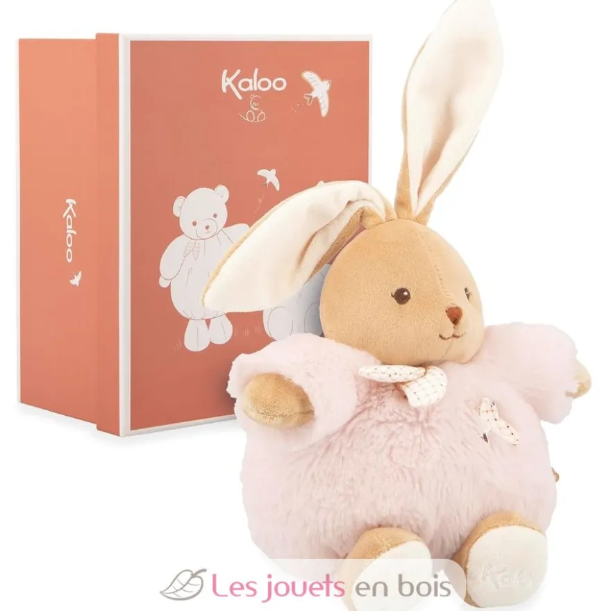 Peluche Lapin Patapouf rose 17 cm - Kaloo
