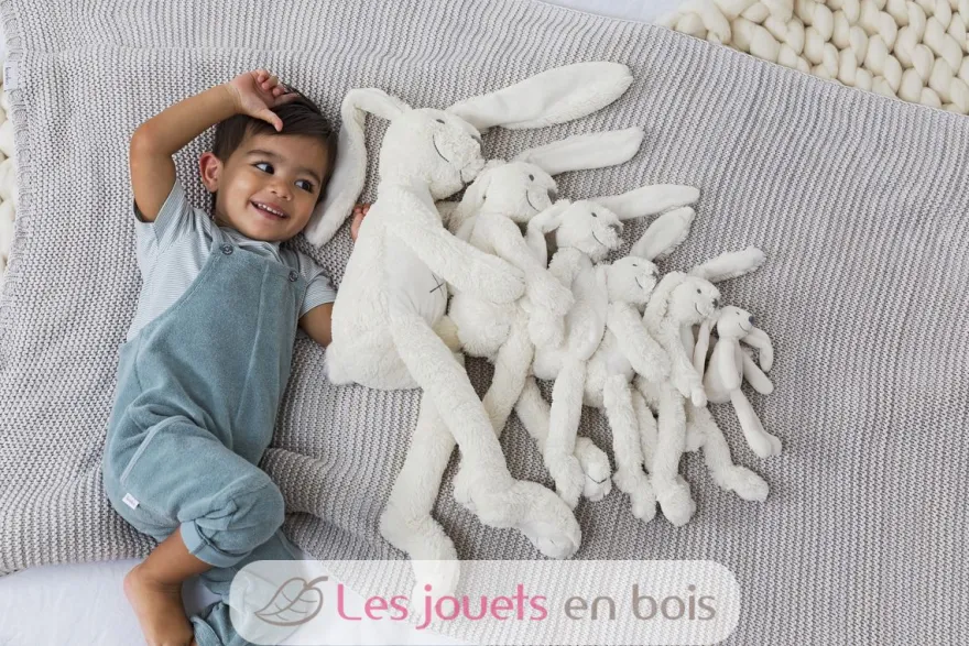 Peluche Lapin Richie beige crème 38 cm - Happy Horse