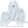 Peluche Lapin Richie bleu clair 58 cm - Happy Horse