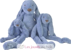 Peluche Lapin Richie bleu 38 cm - Happy Horse