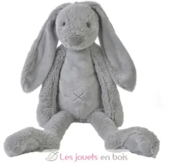 Peluche Lapin Richie gris clair 58 cm - Happy Horse
