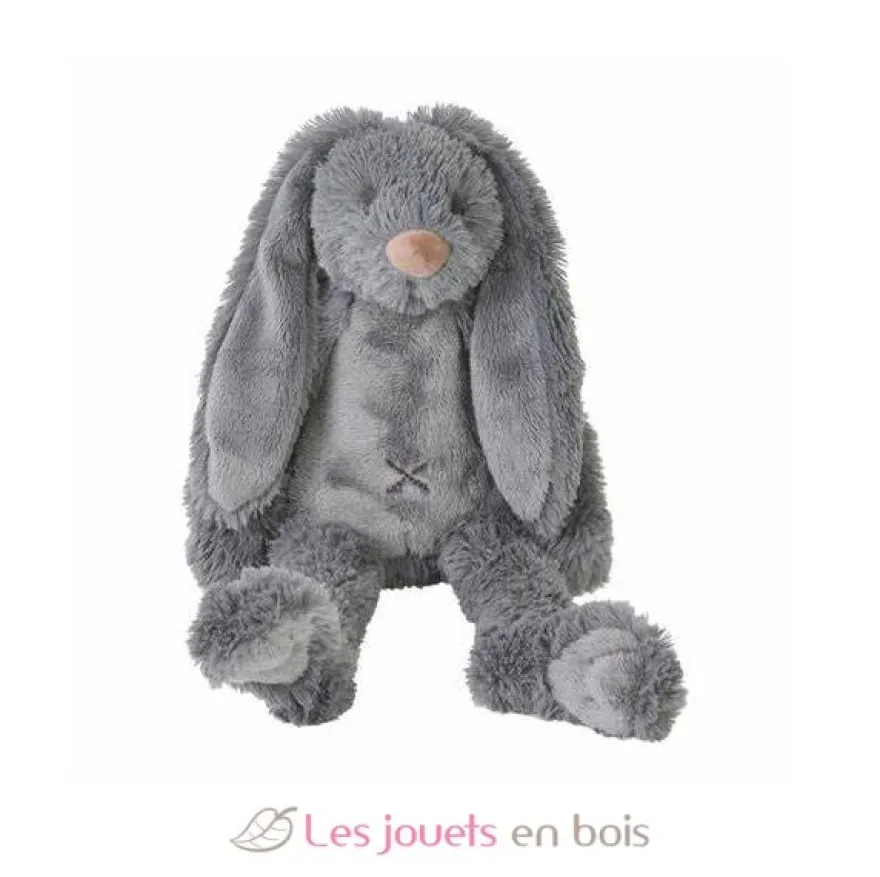 Peluche Lapin Richie gris 28 cm - Happy Horse