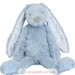 Peluche Lapin Richie Liberty bleu 38 cm - Happy Horse