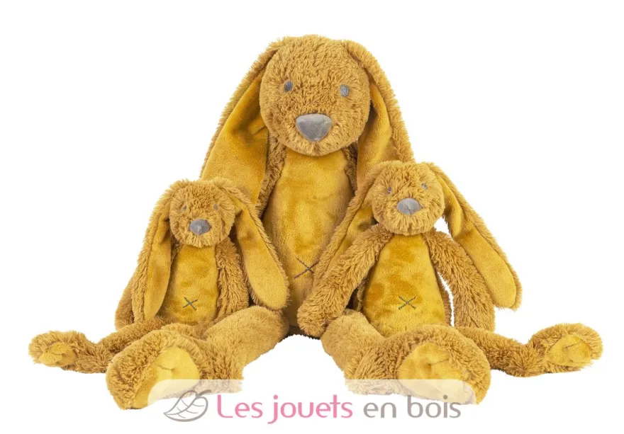 Peluche Lapin Richie ocre 38 cm - Happy Horse