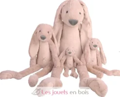 Peluche Lapin Richie Old Pink 28 cm - Happy Horse