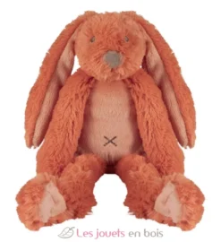 Peluche Lapin Richie Orange 28 cm - Happy Horse