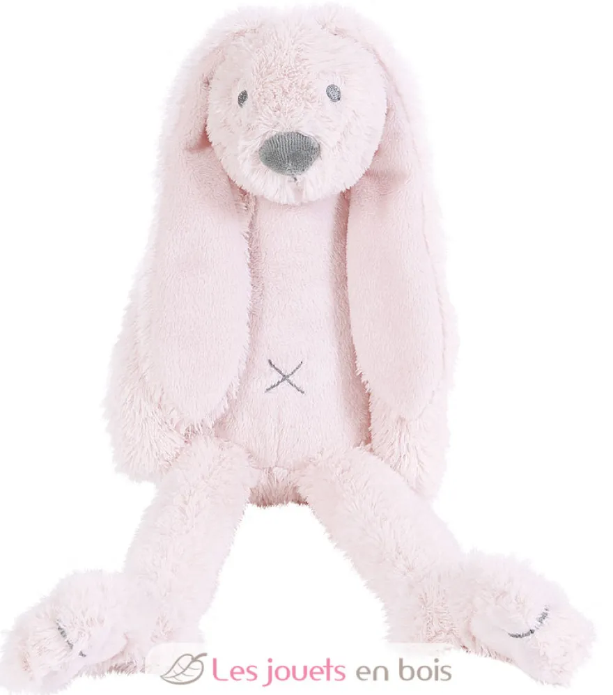 Peluche Lapin Richie rose clair 38 cm - Happy Horse