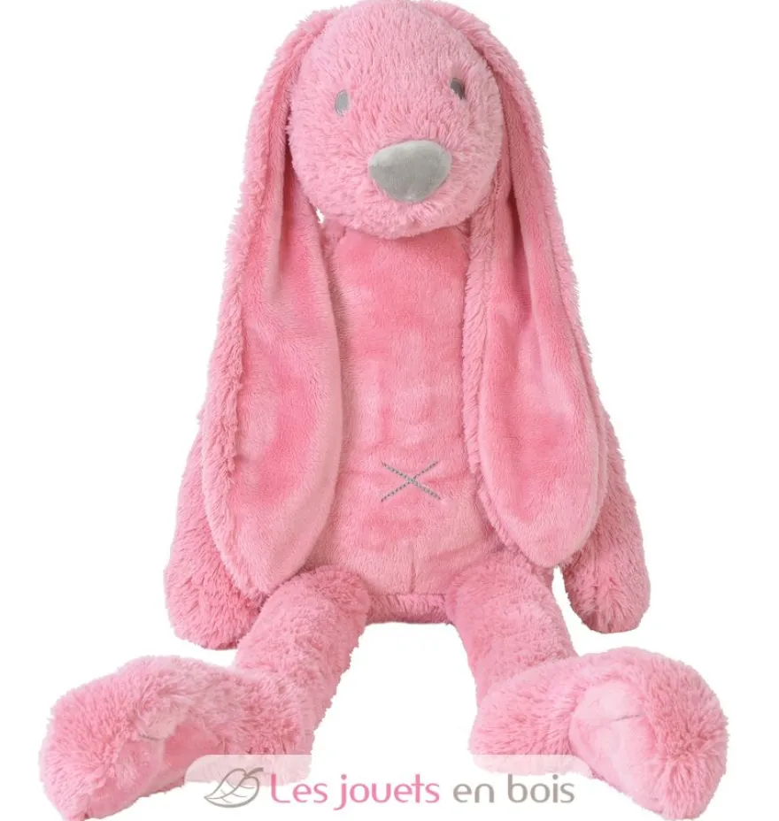 Peluche Lapin Richie rose 38 cm - Happy Horse
