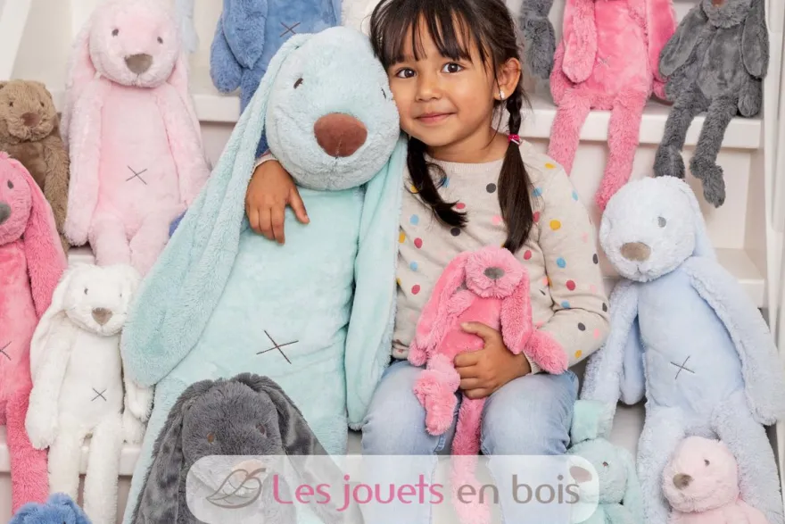 Peluche Lapin Richie rose 58 cm - Happy Horse