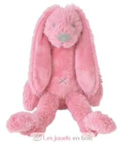 Peluche Lapin Richie rose 28 cm - Happy Horse